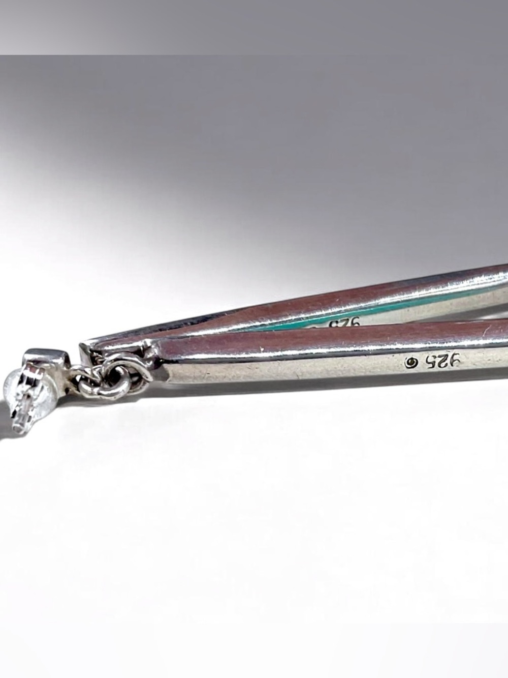 🌺Sterling & Turquoise Matchstick Eartimgs - Picture 7 of 7